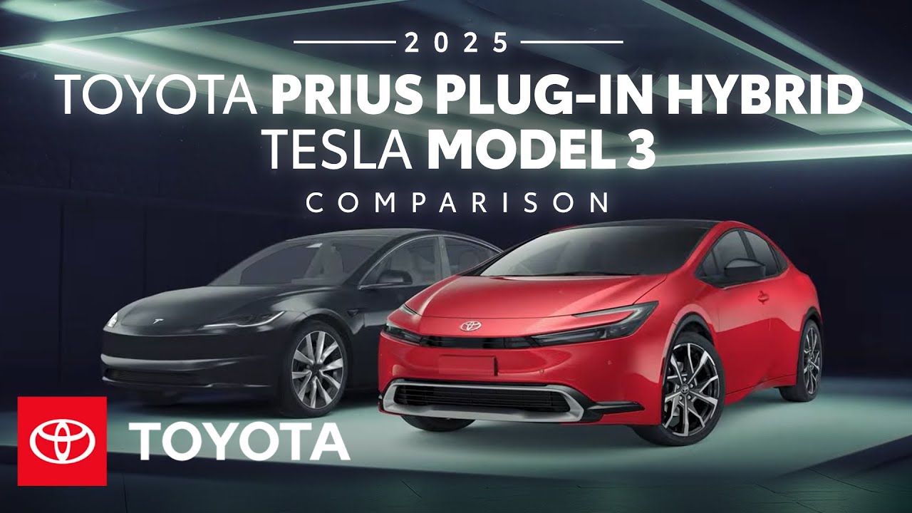 2025 Toyota Prius Plug-in Hybrid vs. Tesla Model 3 ๐