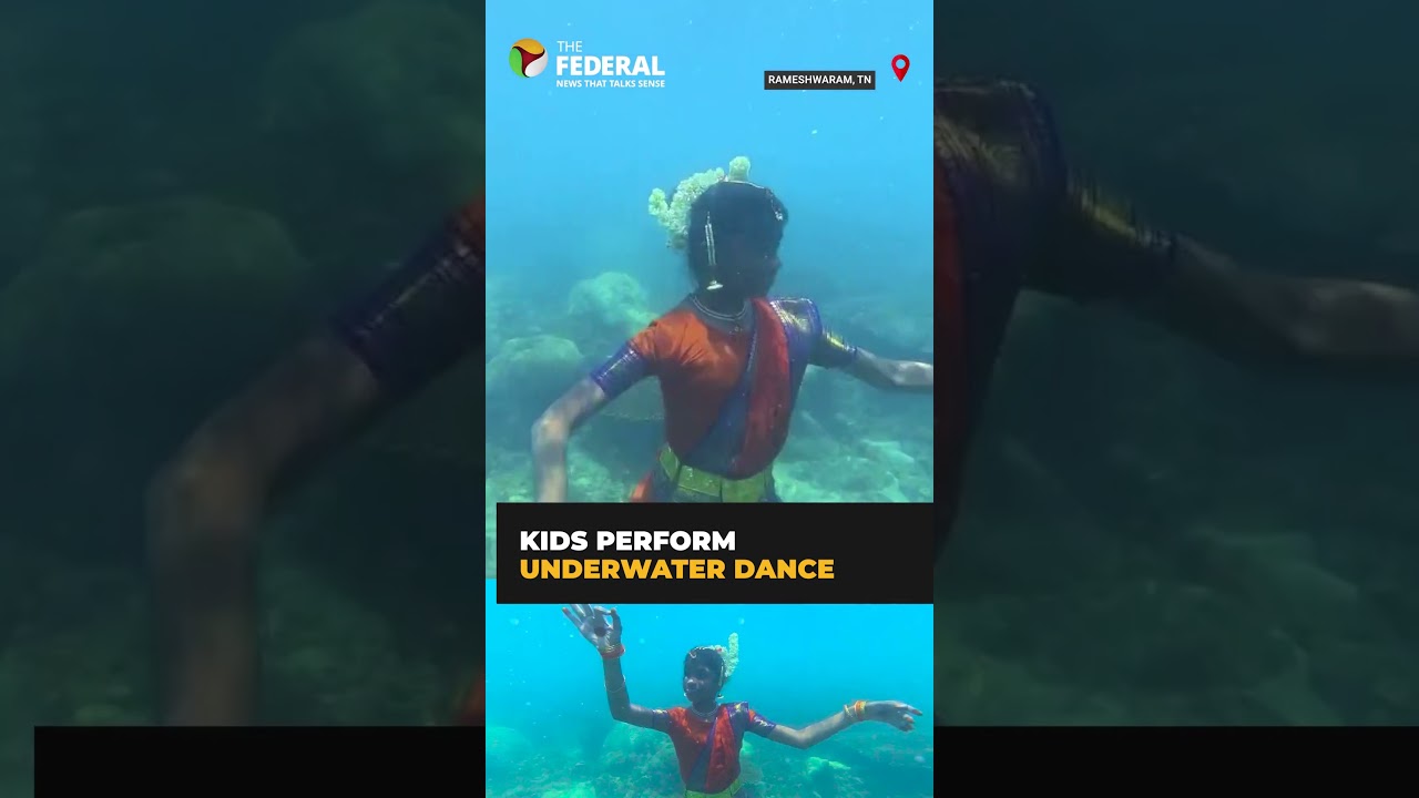 Kids Perform Underwater Dance for International Dance Day 🌊