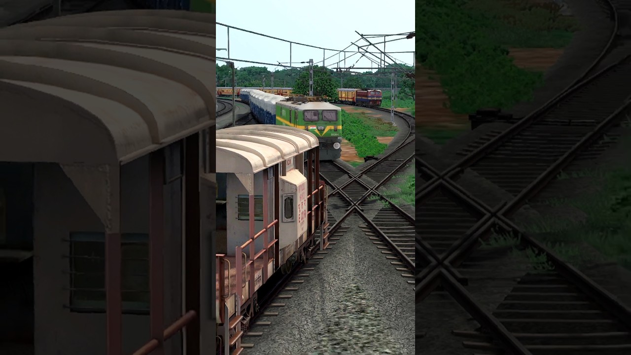 Two Trains on Same Track! 🚆 Indian Rail Game