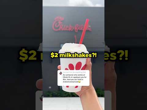 Homemade Milkshake vs Chick-Fil-A 🥤🐄