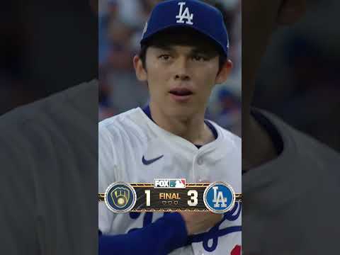 Dodgers take a 3-0 lead over Brewers #mlb #baseball