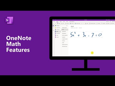 How to use OneNote Math Features