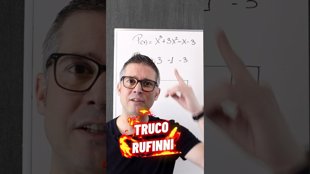 ¡Descubre el Truco Rápido en RUFFINI para Simplificar Polinomios! 🔢