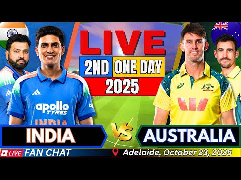 🔴 LIVE: INDIA vs AUSTRALIA 2nd ODI LIVE | IND vs AUS Live Match Today | Live score & Commentary