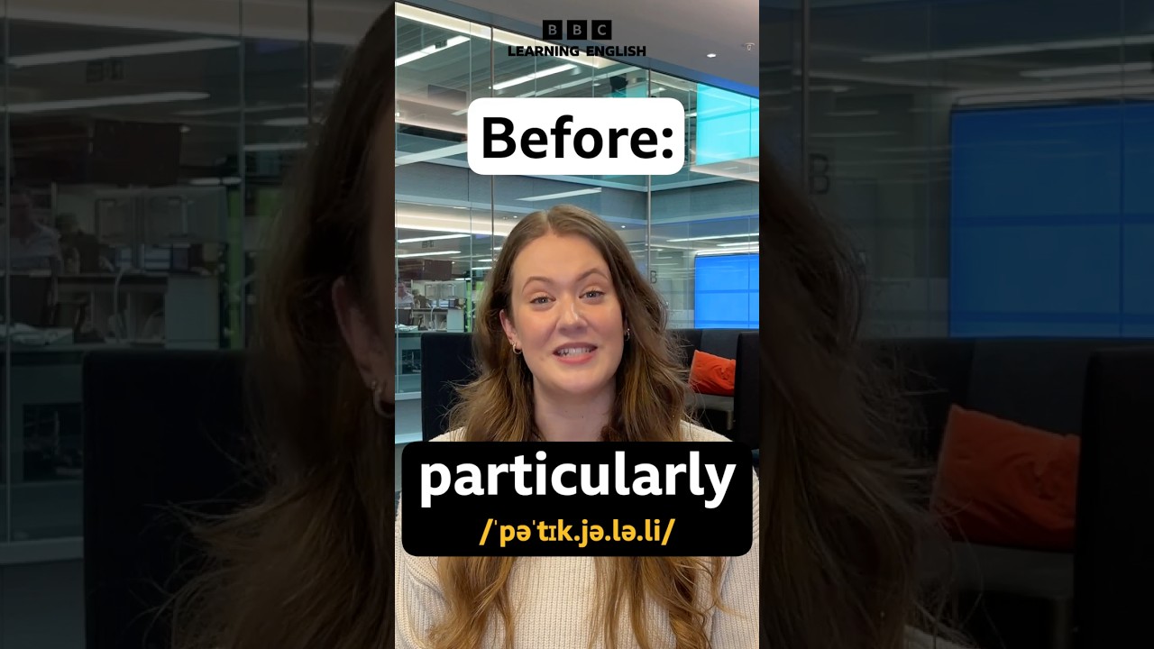 Pronunciation Hack for 'Particularly' 🗣️ #shorts