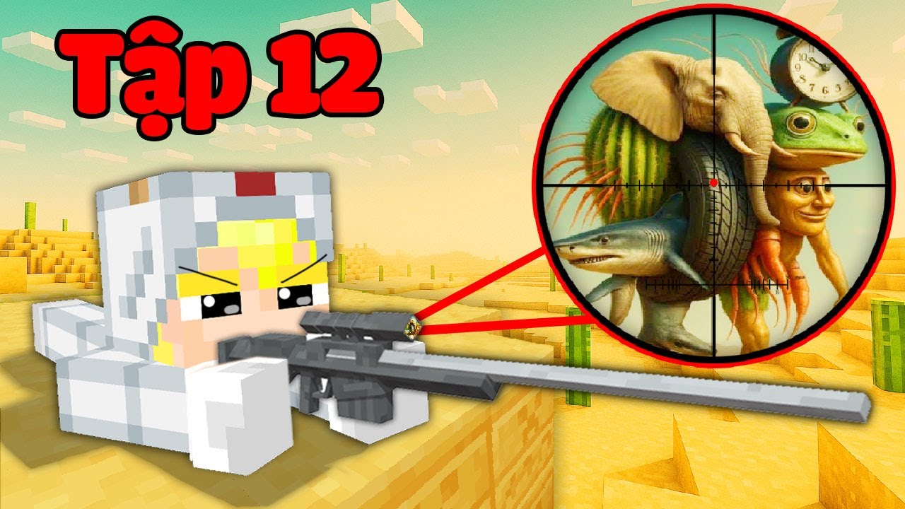 Tô Gà 24H Làm Thợ Săn Quái Vật (Tập 12): Cuộc Chiến Với Boss Brainrot 🧟♂️