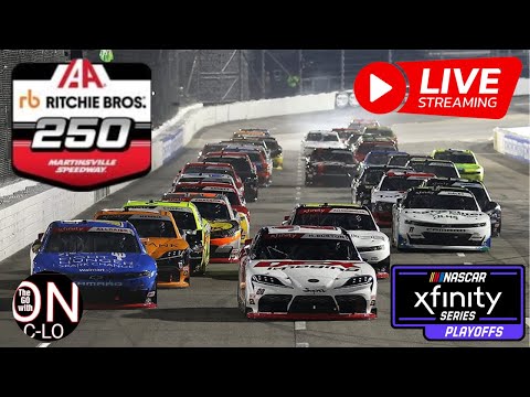 🔴IAA Ritchie Bros 250 at Martinsville. Live Nascar Xfinity Series. Live Commentary & Reaction.