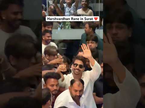 Harshvardhan Rane in Surat ❤️ #harshvardhanrane #actor #bollywood #youtubeshorts #india