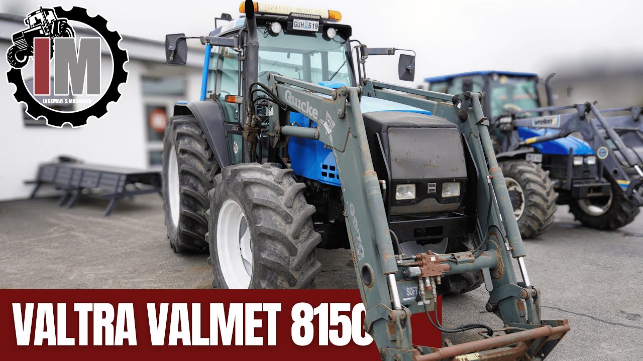 Valtra Valmet 8150 Traktor med Frontlastare 🚜