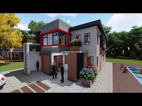 LUMION Review: Proposed Two Stories (G+1) Residential building!