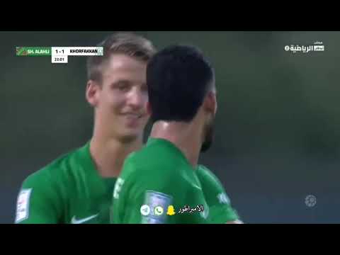دوري أدنوك: شباب الأهلي يفوز على خورفكان 2-1 ⚽