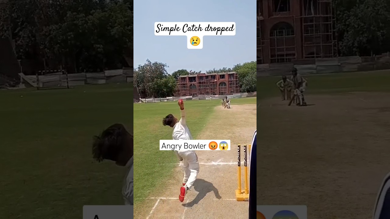 Young Cricketers' Drop & Bowler's Reaction π’π‘
