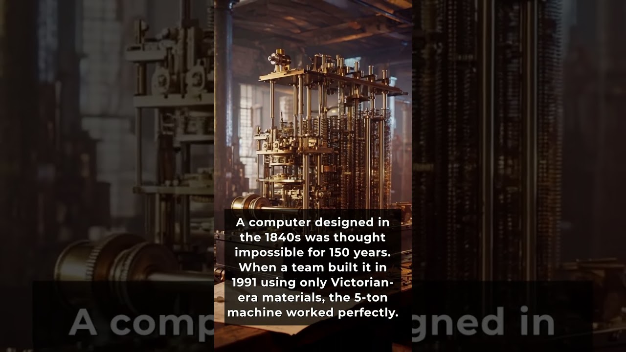 Babbage’s Genius Machine: The 150-Year-Old Computer That Changed History 🤖
