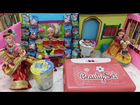 மகிழ்ச்சியான நேரம் பகுதி 548 | new beauty set Barbie | minigreenfood