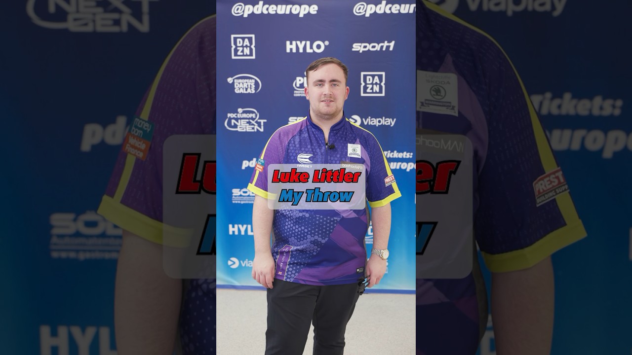 Epic Throw with Darts Star Luke Littler! ππ₯