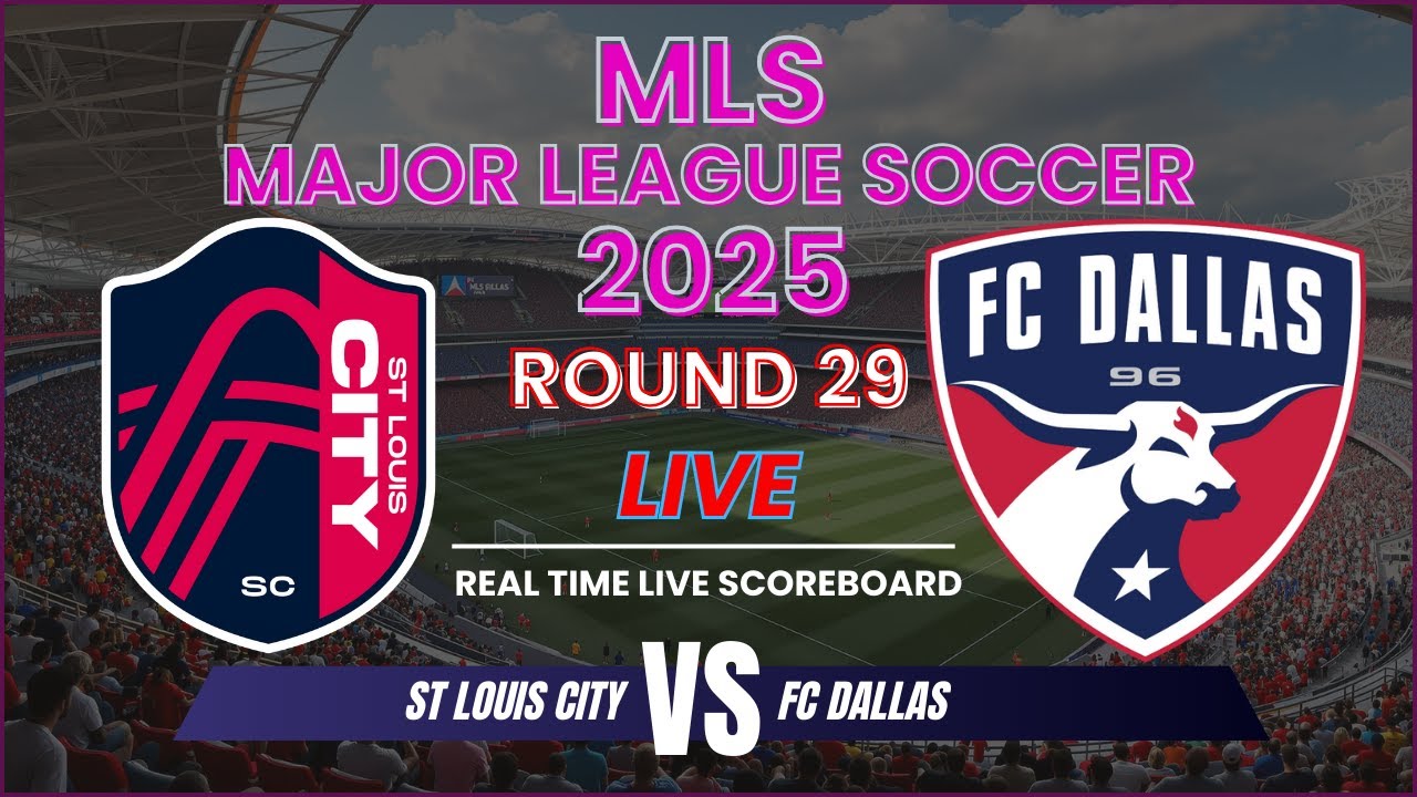 St Louis City vs FC Dallas Live Scores | MLS 2025