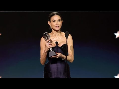 Demi Moore WINS Best Actress for "The Substance"