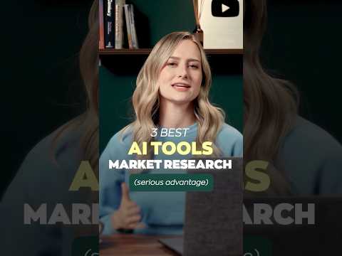 3 AI tools for market research