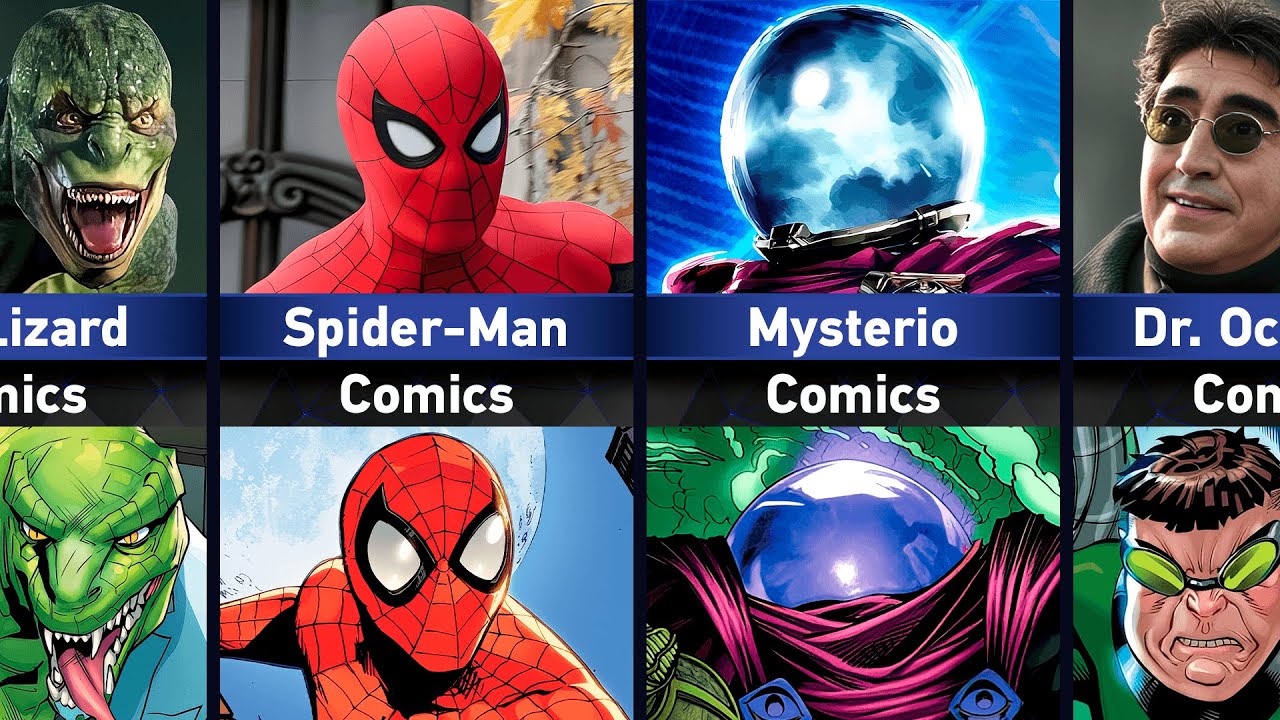 Spider-Man Characters: MCU vs Comics 🕷️