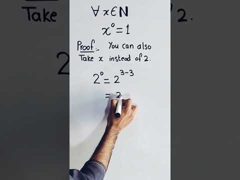 #proof of x^0=1 |#shorts |#shortsvideo | #youtubeshorts |#viral @mathsworld.8433