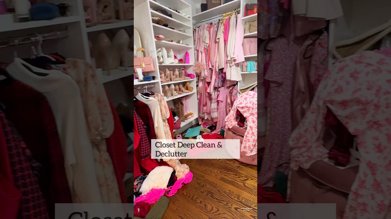 Relaxing ASMR Cleaning & Closet Declutter 🧼 | Satisfying & Motivating