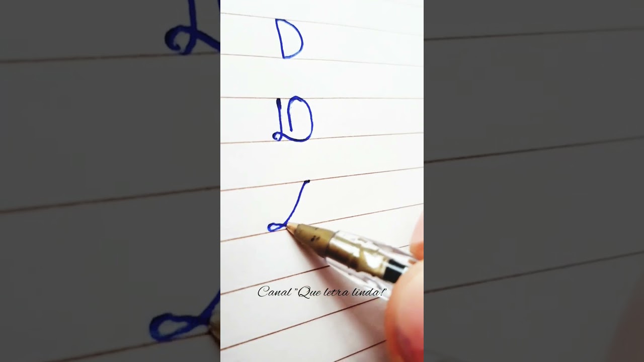 3 Maneiras de Escrever a Letra D ✍️