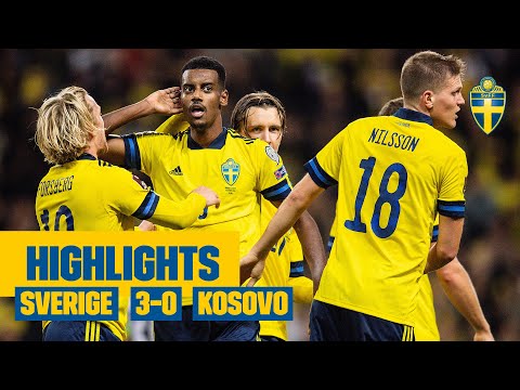 Highlights: Sverige - Kosovo 3-0 | VM-kval | Forsberg, Isak & Quaison gör mål!