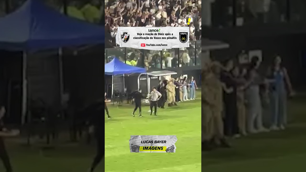 VEJA A REAÇÃO DO DINIZ COM A CLASSIFICAÇÃO DO VASCO NOS PÊNALTIS! #vasco #futebol #brasil #fyp