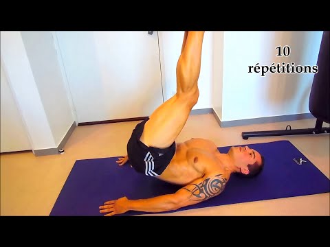 Entraînement bas des abdos