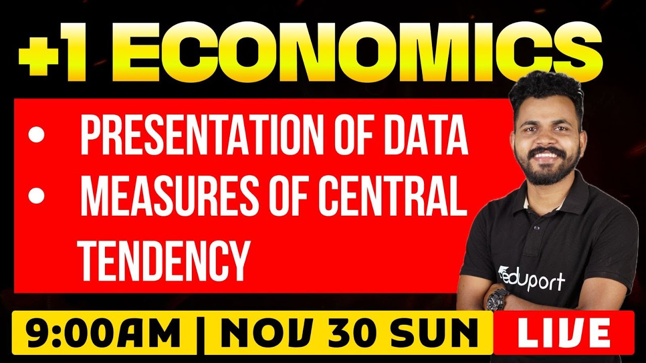Plus One Economics: Data Presentation & Central Tendency 📊
