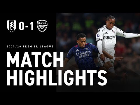 HIGHLIGHTS | Fulham 0-1 Arsenal | Narrow defeat against league leaders