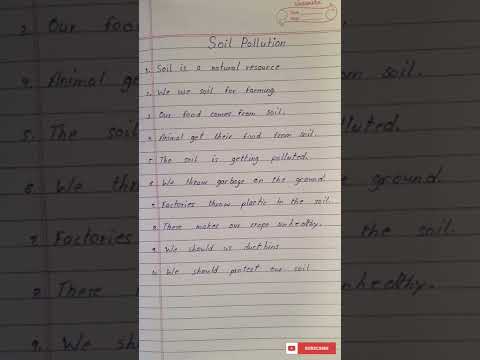 10 lines on soil pollution || 10 lines essay on soil pollution in english || NTR_Education