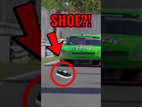 This Shoe RUINED This Nascar Driver's Race! 👟🤯 #shorts