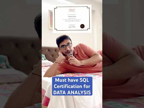 SQL CERTIFICATE for Data Analysis that is INTERNATIONAL |  #coding