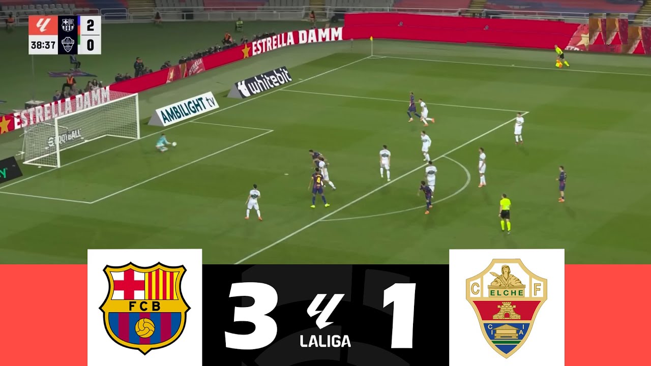 🔥 Live Now: FC Barcelona vs. Elche CF | LaLiga 2025/26 – Watch the Action Live!