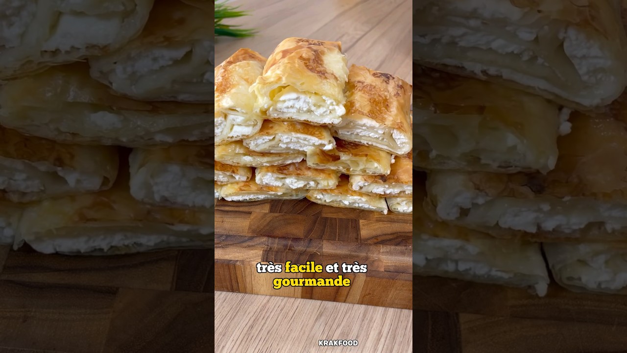 Délice Croustillant de Pâte Filo et Ricotta 🤤 – Une Explosion de Saveurs!