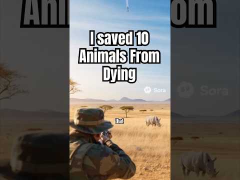 I Used Superpowers To Save 10 Animals! 🤯#animalrescue #globaltrends #savinglives