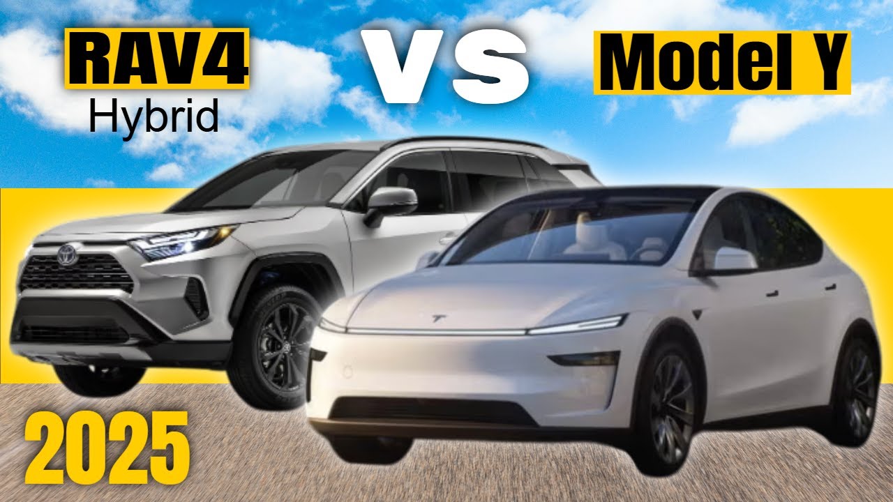 2025 Tesla Model Y vs Toyota RAV4 Prime 2025 🚗