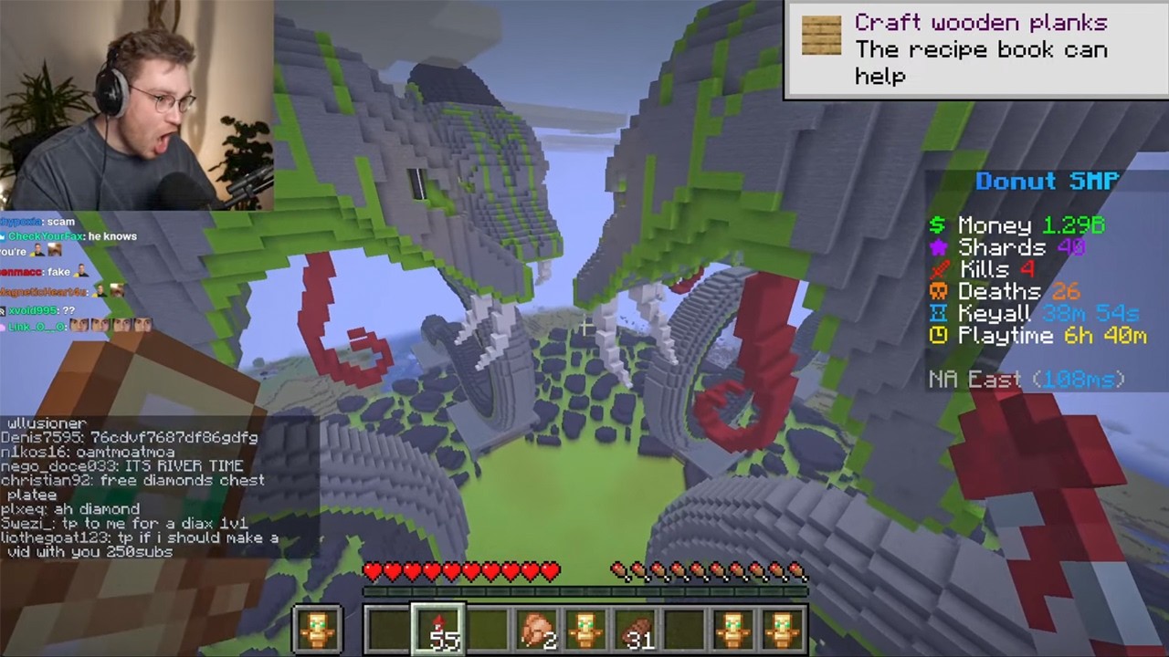 🔴EXPLORING VIEWER BASES ON MINECRAFT'S BIGGEST SERVER🔴