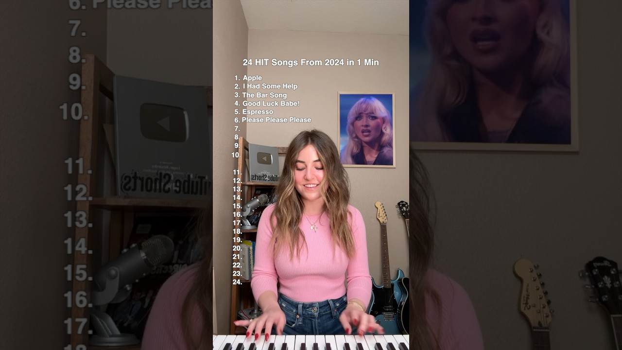 24 Hit Songs of 2024 in 1 Minute 🎶
