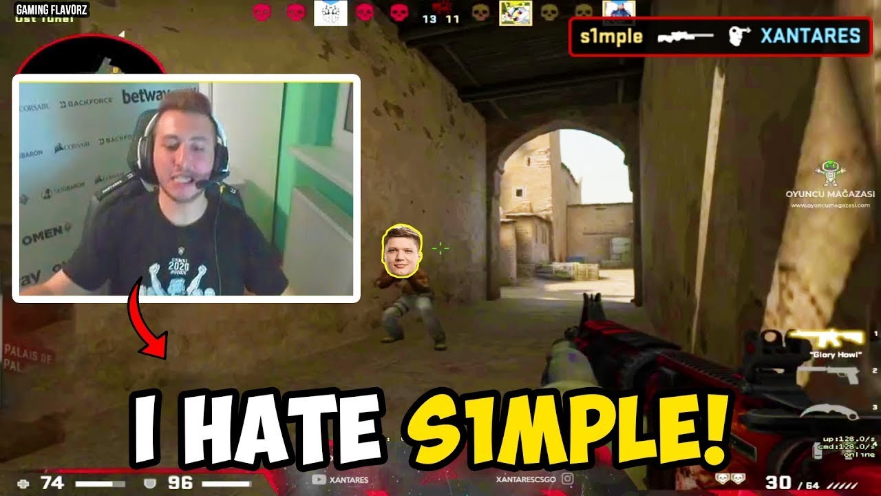 CS:GO Pros React to S1MPLE Plays 🎮