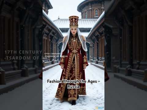 Fashion Through the Ages - Russian Women #fashion #fashionstyle #fashionhistory #fashionthrowback