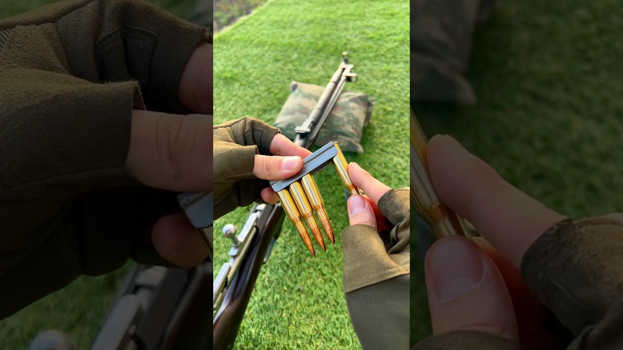 1944 Mosin Nagant Rifle ASMR Loading 🔫