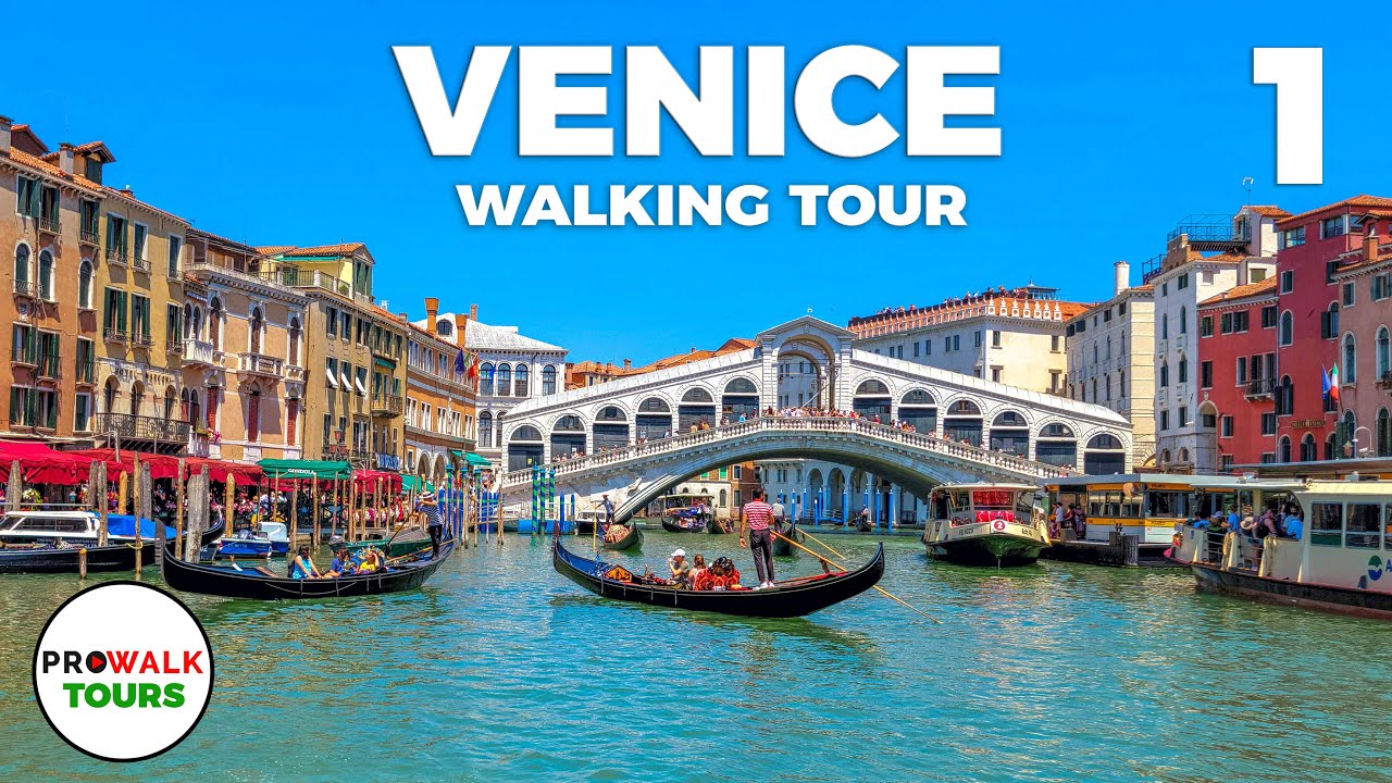 Venice Walking Tour Part 1 in 4K 60fps 🏞️