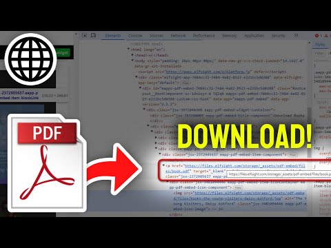 How to Download Embedded PDF From Website - Full Guide
