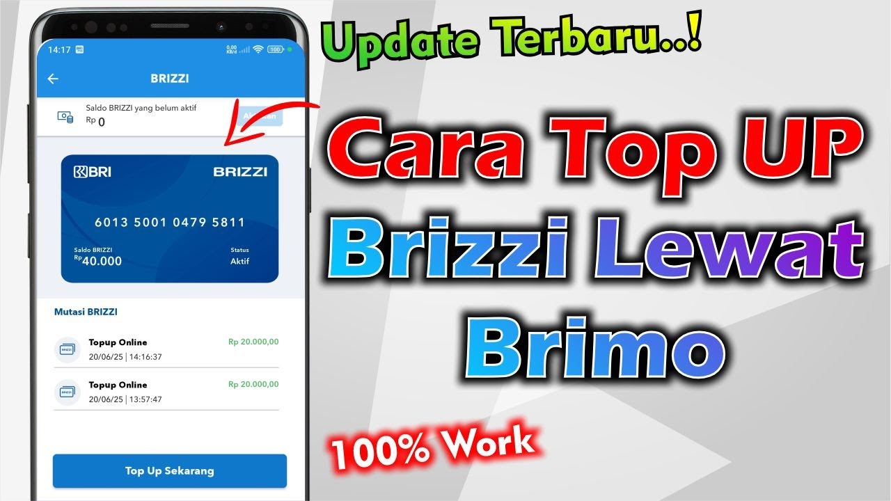 Cara Top Up Brizzi Lewat Brimo 💳
