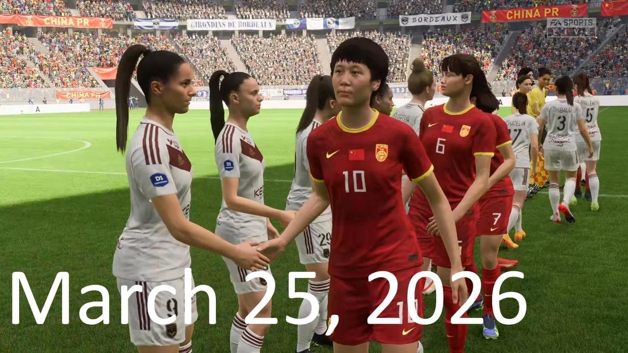 China vs Bordeaux | Women's Friendly Match ⚽ (FIFA 23)