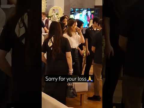 Cristina Gonzales beautiful actress at the wake of mother Rosario "Charito" Gonzales #shorts