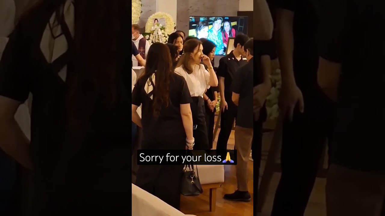 Cristina Gonzales Honoring Her Mother Rosario 'Charito' Gonzales at the Wake 🌹