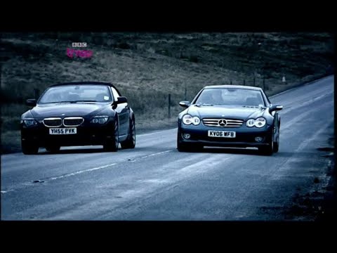 Top Gear: Mercedes SL 350 & BMW 650i Review 🚗
